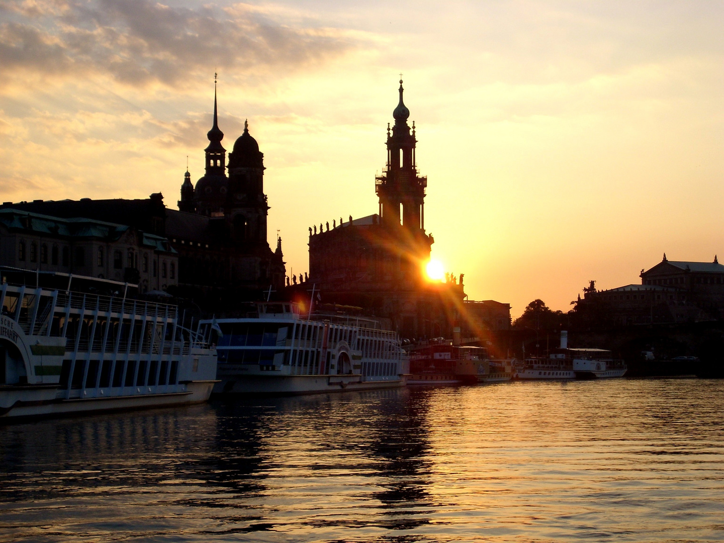 Abendsonne über Dresden