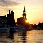 Abendsonne über Dresden
