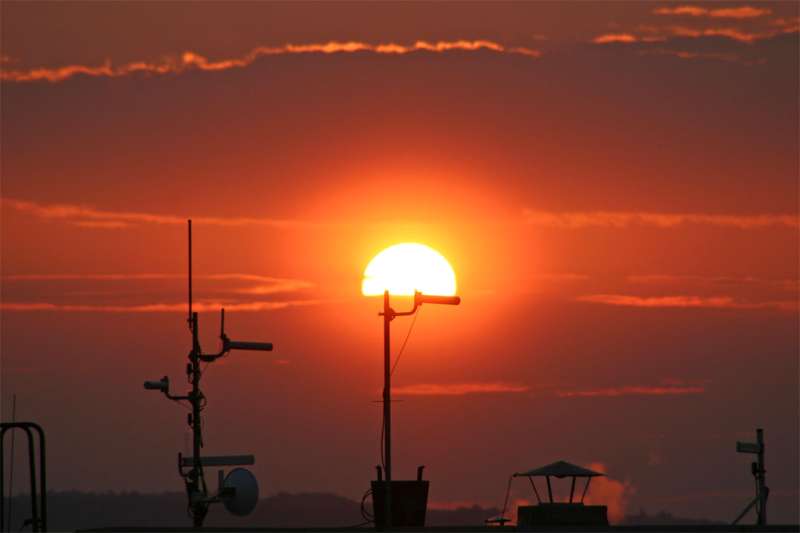 Abendsonne über Dresdens Dächern