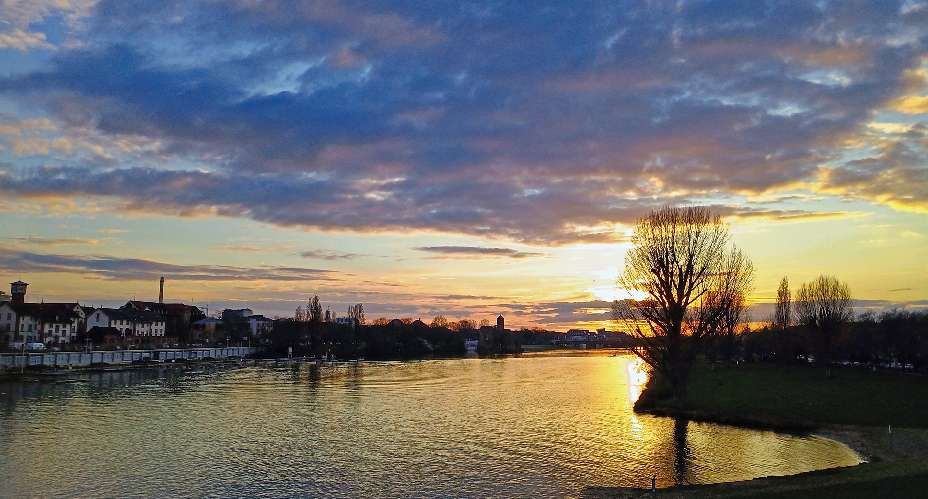 Abendsonne über Heidelberg