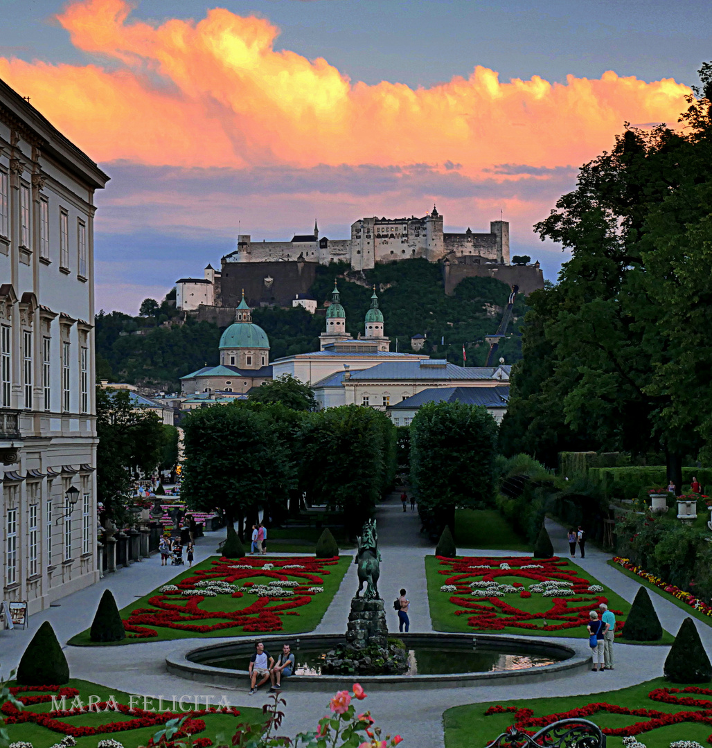 ABENDSONNE ÜBER SALZBURG