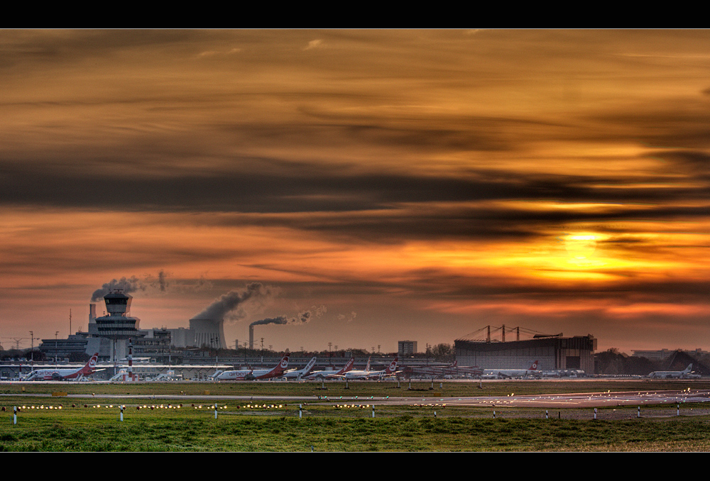 Abendsonne über Tegel.