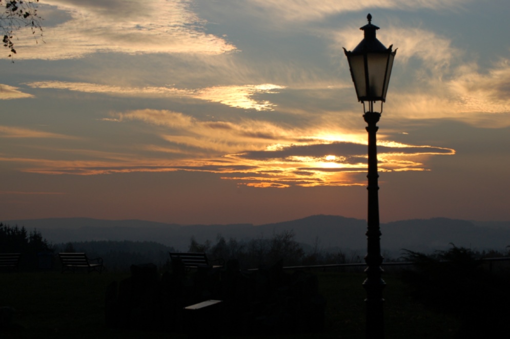 Abendsonne über Tschechien