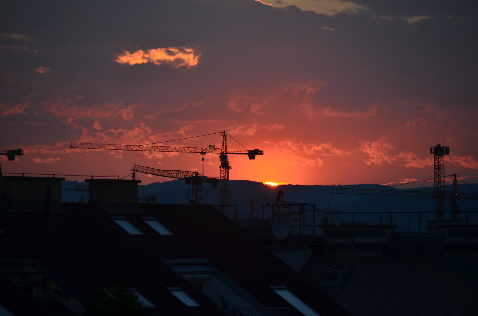 Abendsonne über Wien