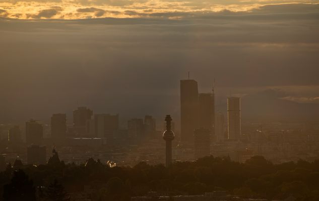Abendsonne über Wien