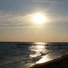 Abendsonne und Strand