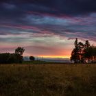 Abendsonne und Wolken in Lindlar