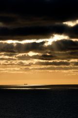 Abendsonne vor Helgoland