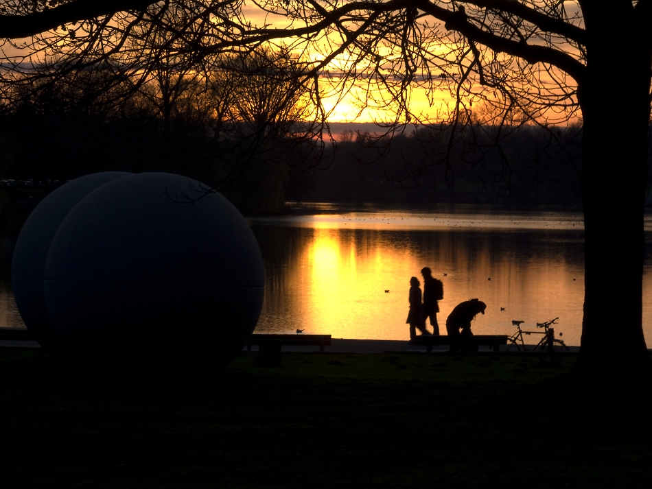 Abendspaziergang am Aasee