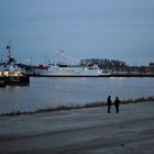 Abendspaziergang am Außenhafen von Harlesiel (Ostfriesland/Wangerland)