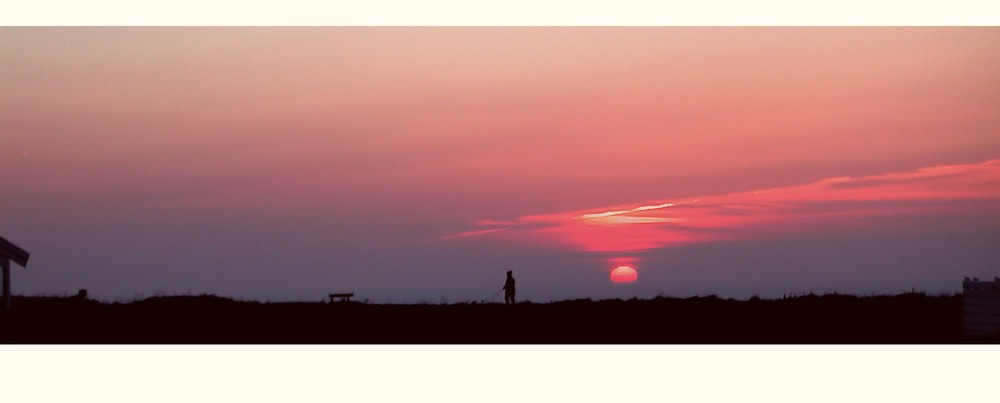 Abendspaziergang am Meer.