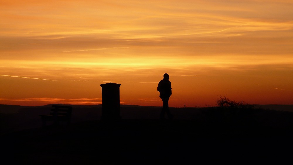 Abendspaziergang am Napoleonstein