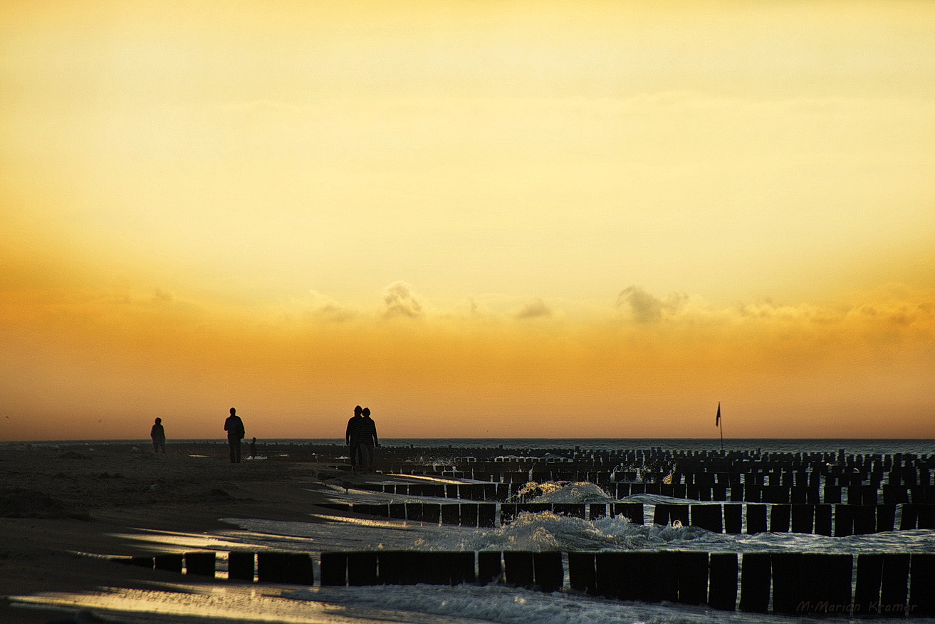 Abendspaziergang am Strand