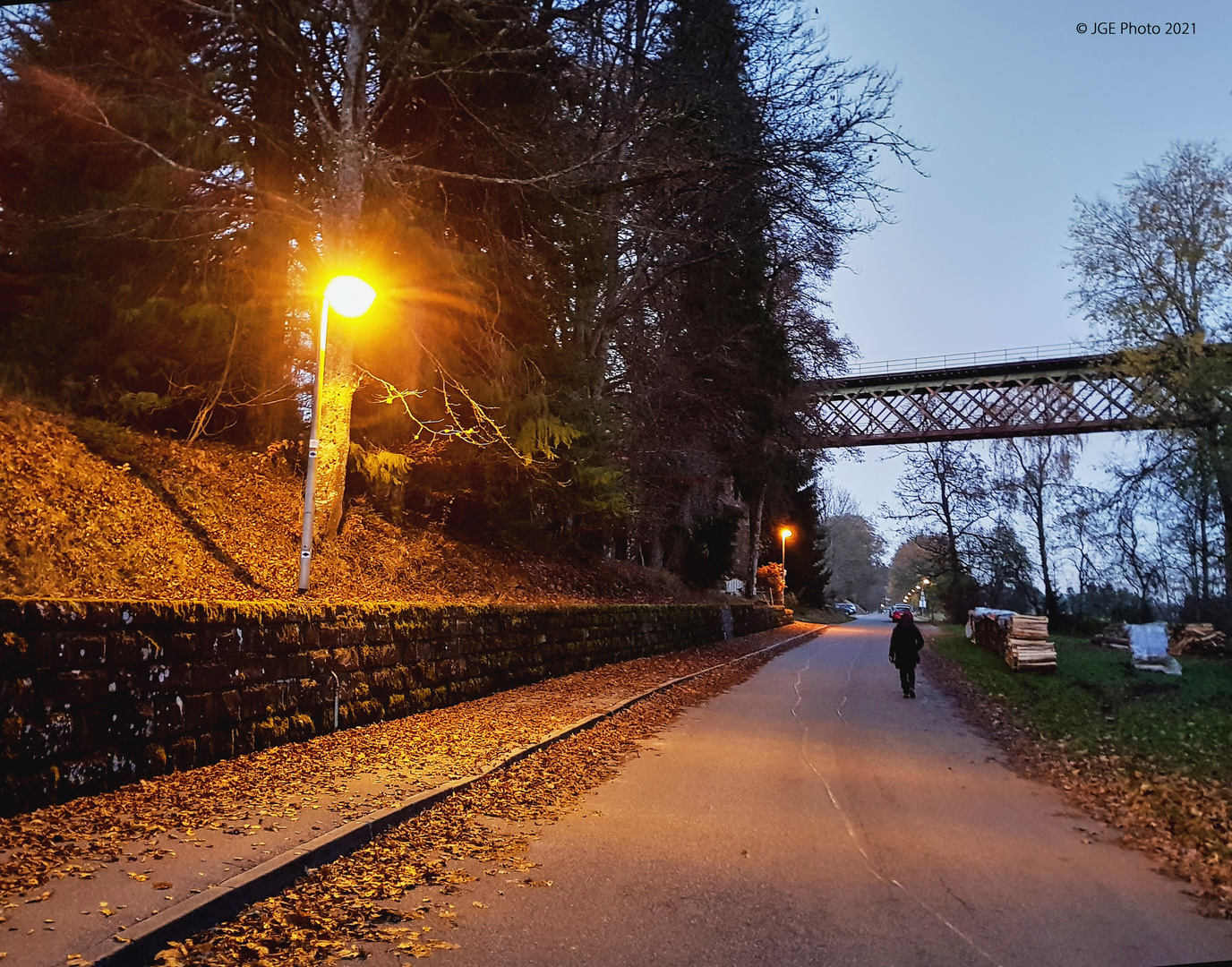 Abendspaziergang am Viadukt in Lauterbad