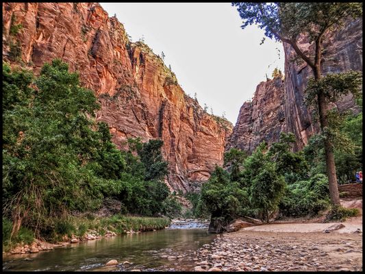 ABENDSPAZIERGANG AM VIRGIN RIVER......