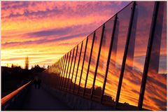 Abendspaziergang an der Autobahn...