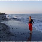 Abendspaziergang an der Ostsee bei Oldenburg in Holstein