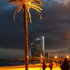 Abendspaziergang an der Platja Barceloneta