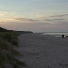 Abendspaziergang entlang der Ostsee bei Zingst