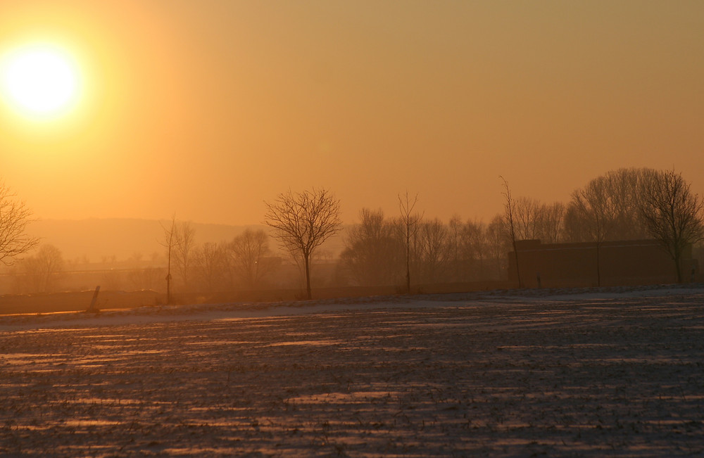 Abendspaziergang im Mansfelder Land