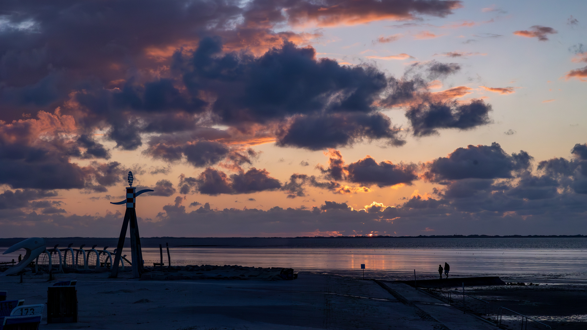 Abendspaziergang im Watt