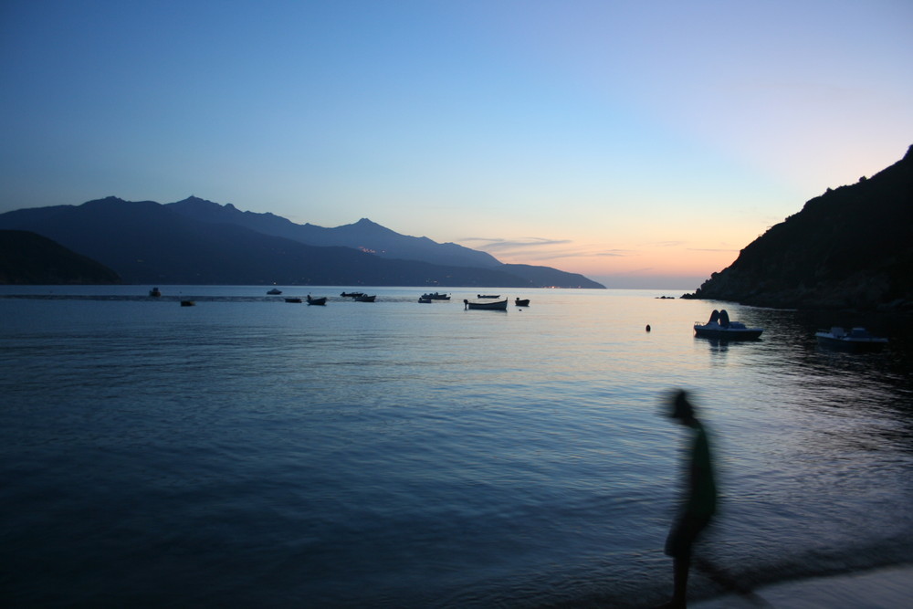 Abendspaziergang in der Bucht