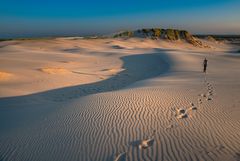 Abendspaziergang in der Wanderdüne Råbjerg Mile