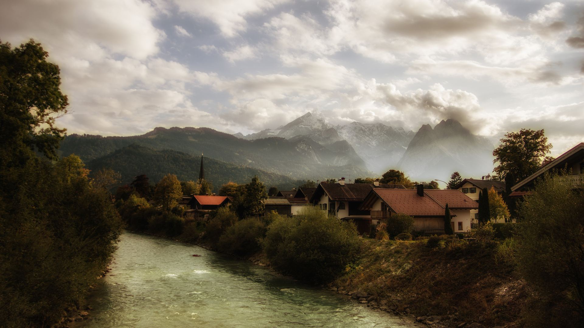 Abendspaziergang in Garmisch