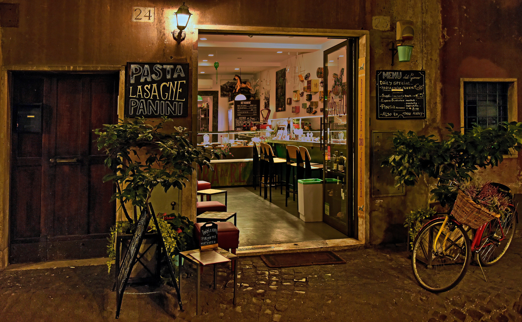 Abendspaziergang in Trastevere