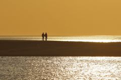 Abendspaziergang Lagune Büsum