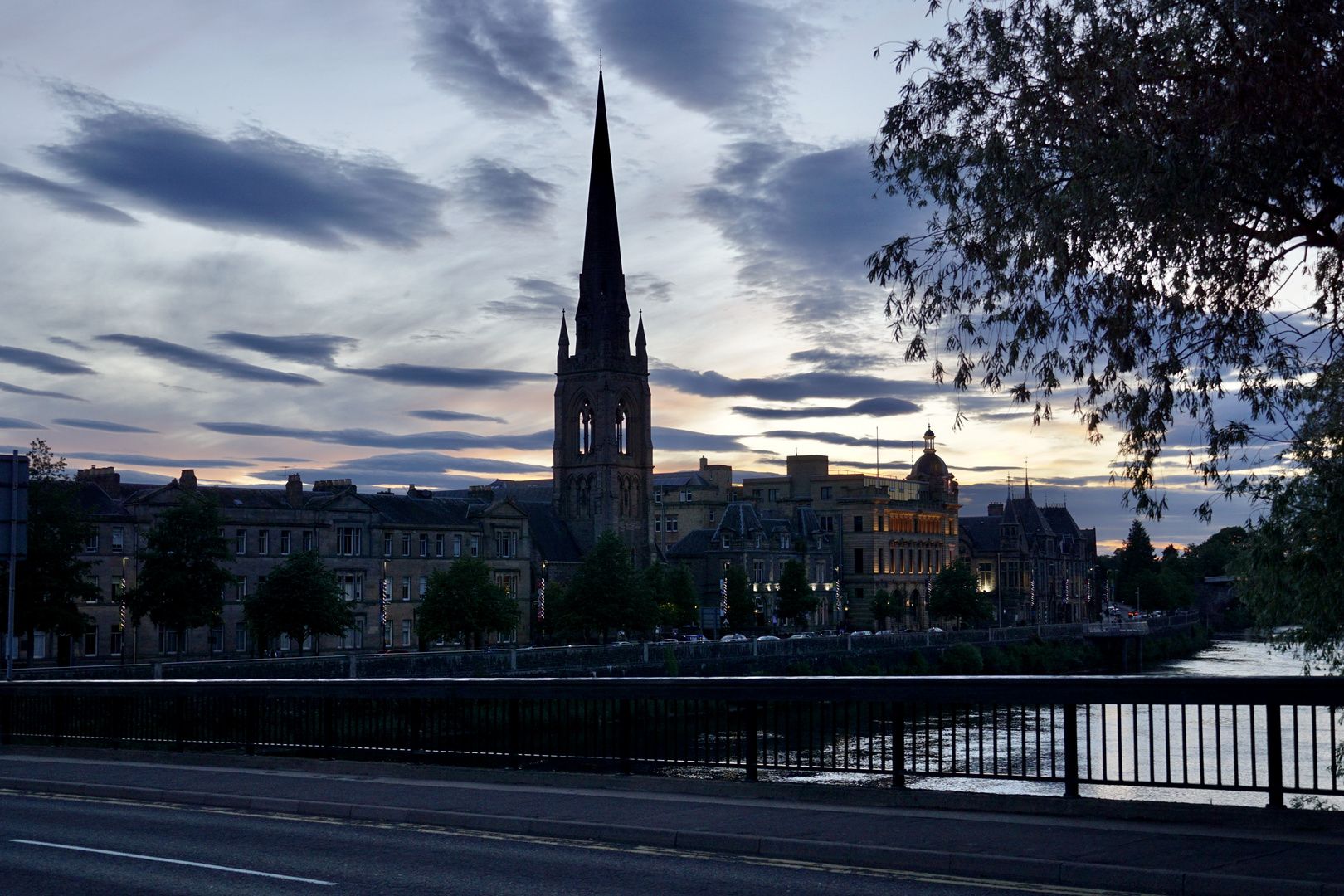 Abendspaziergang mit Blick auf Perth