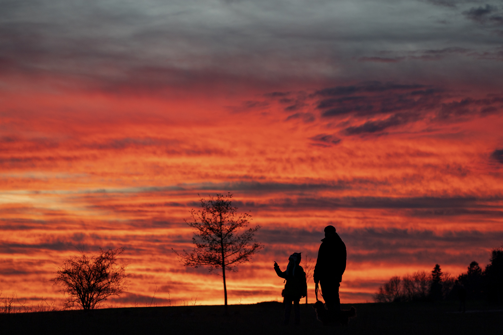 Abendspaziergang mit Opa