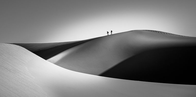 Abendspaziergang S/W