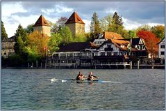 Abendsport auf dem Seerhein