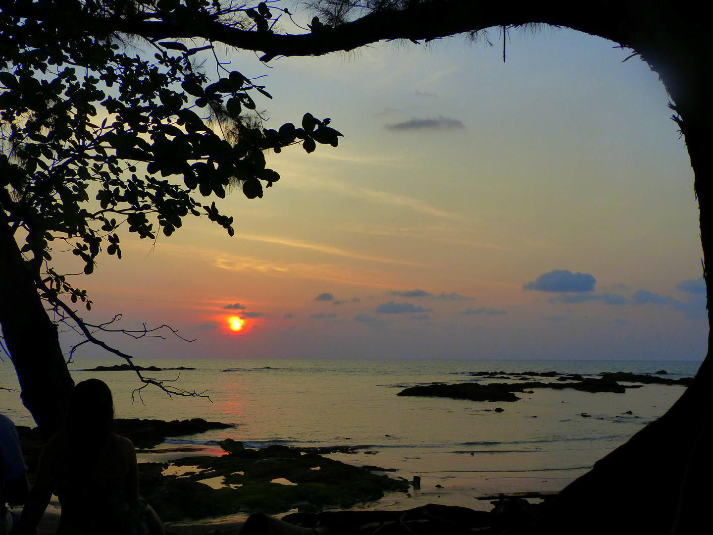 Abendsstimmung am Nangtong Beach!