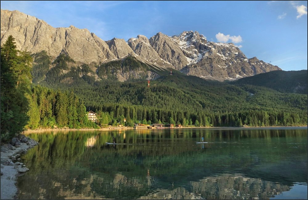 Abendstille am Eibsee