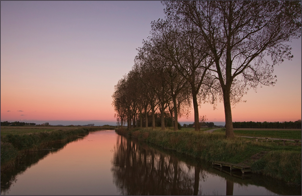 Abendstille am Kanal