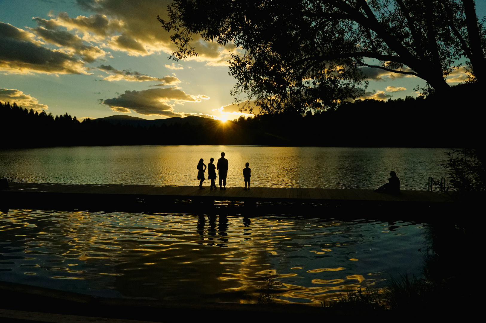 Abendstille am Keutschacher See