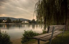 Abendstille am Rhein