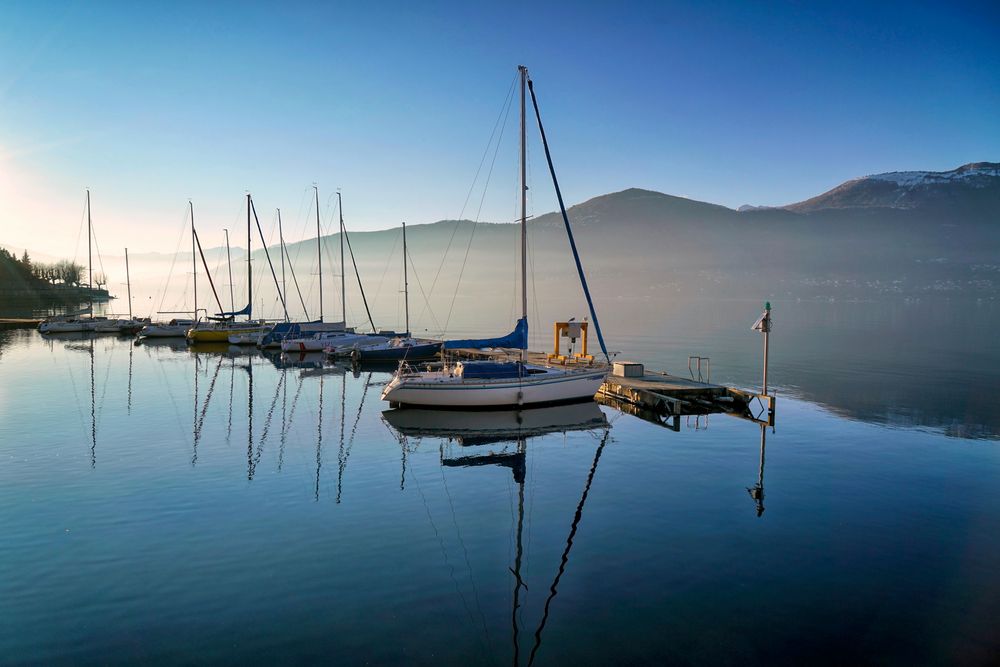 Abendstille am See