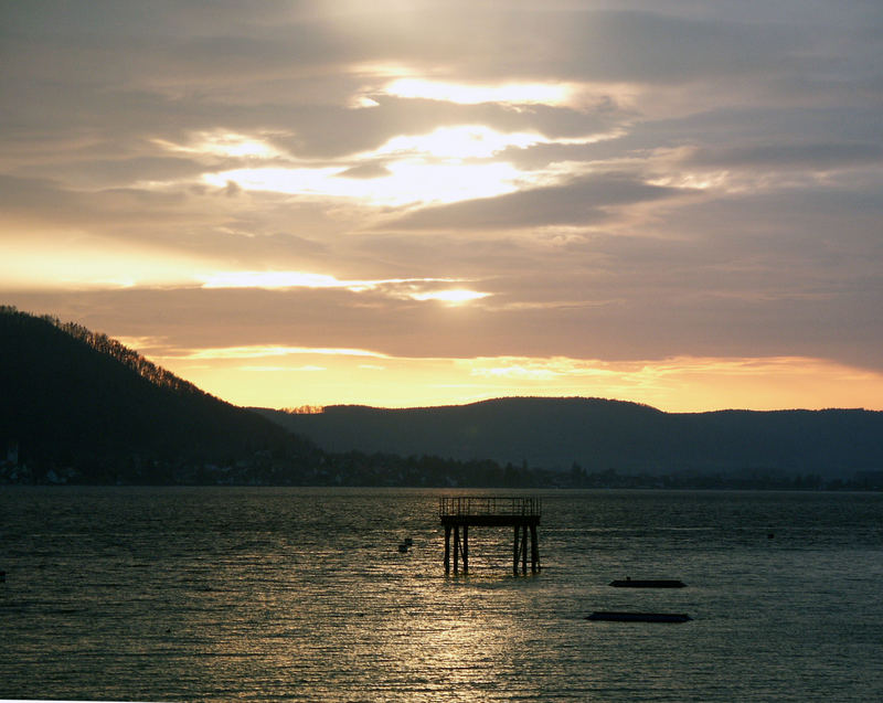 Abendstille am See