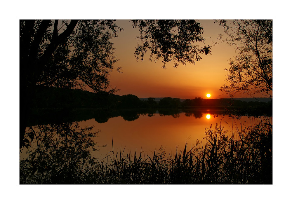 Abendstille am See