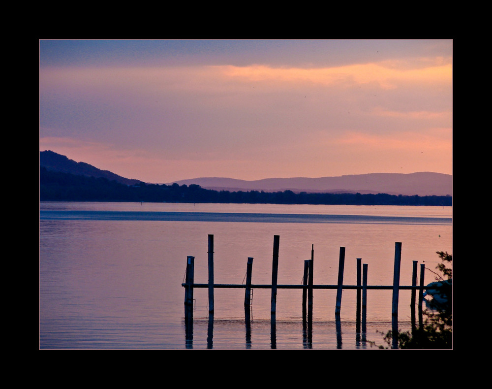 Abendstille am See