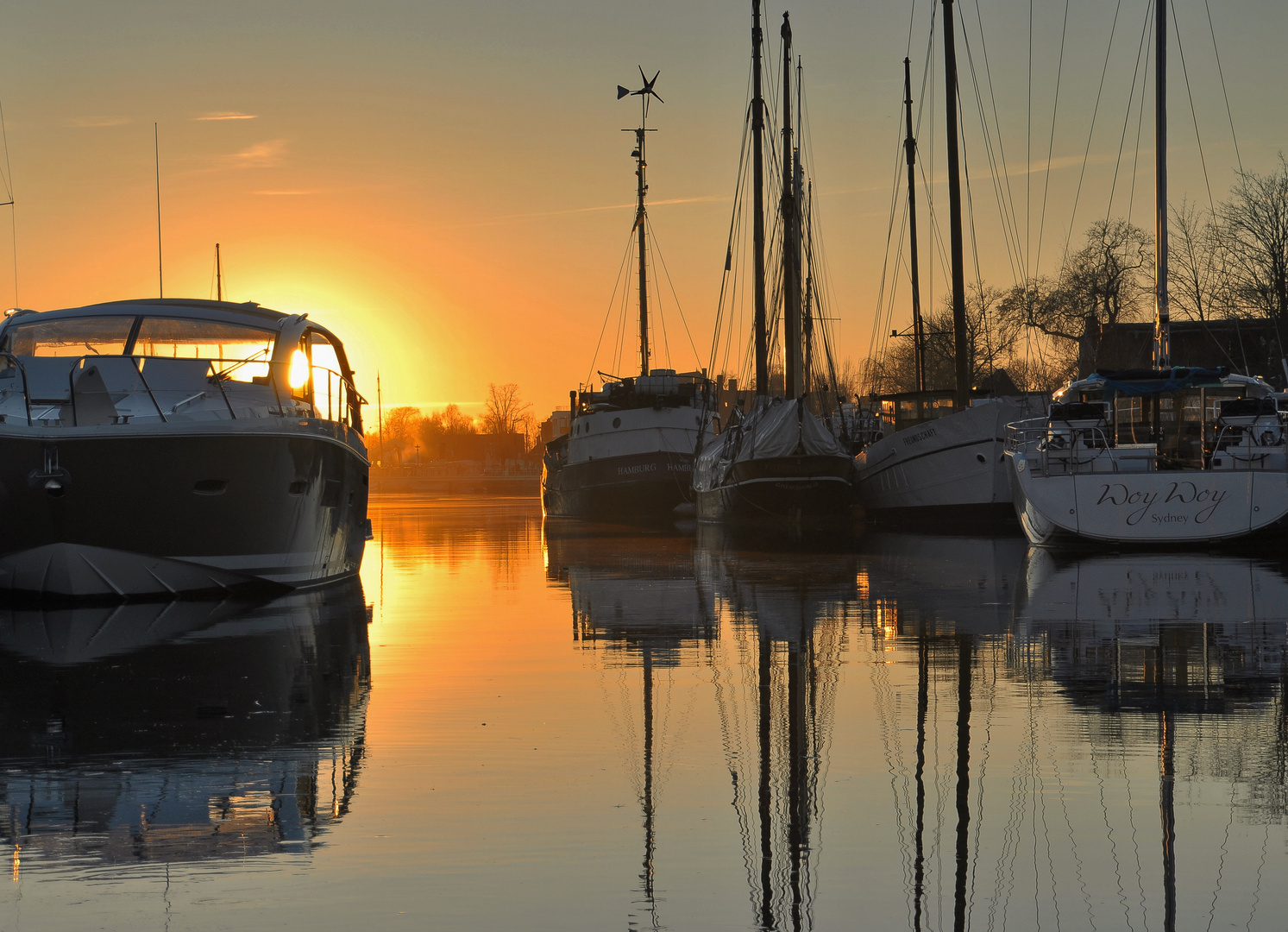 Abendstille im Hafen