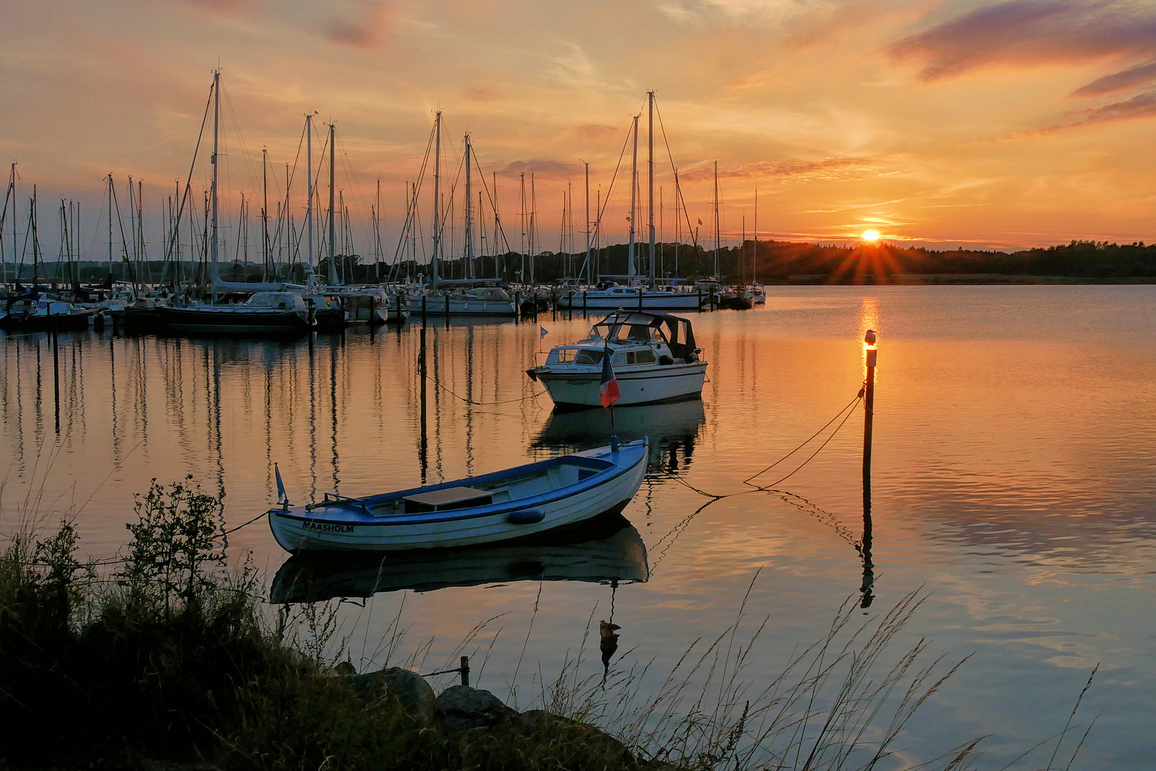 Abendstille im Hafen....