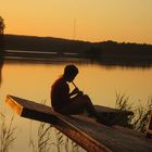 Abendstille mit Flötenmusik