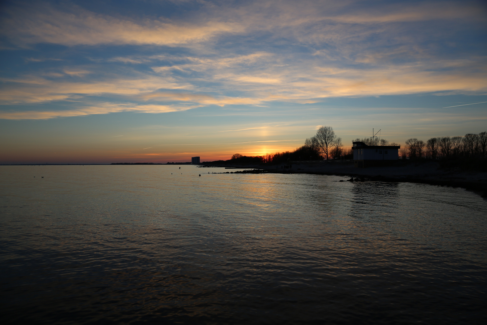 Abendstille über dem Meer