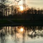 Abendstimming im Pasinger Stadtpark in München