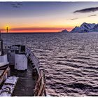 Abendstimmumg kurz vor Svolaer-mit Lofoten