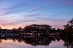 Abendstimmung Aasee Münster